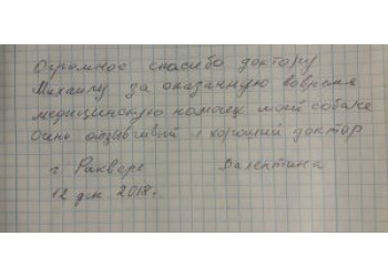 Спасибо доктору